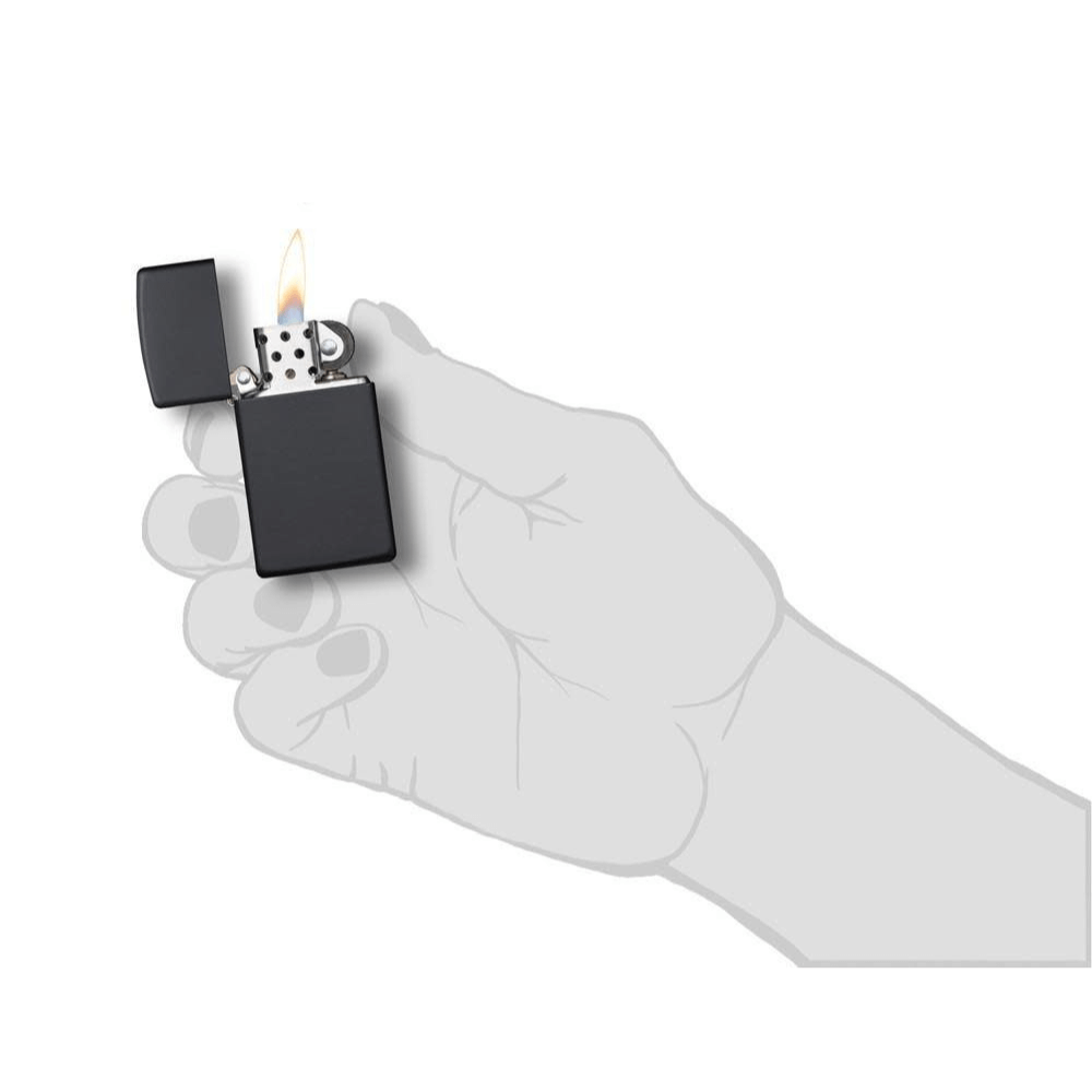 Upaljač Zippo Slim Black Matte