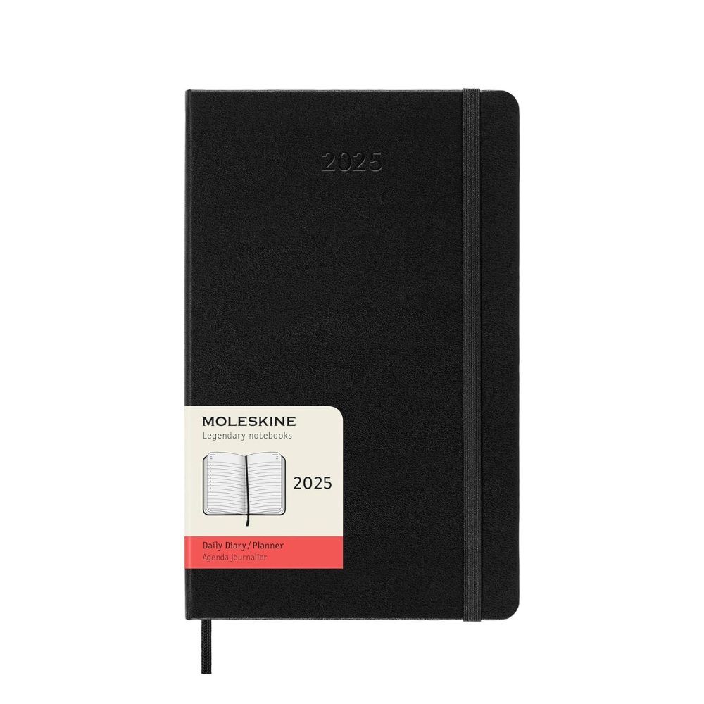 Moleskine Notes Daily Planer 2025 - Crna