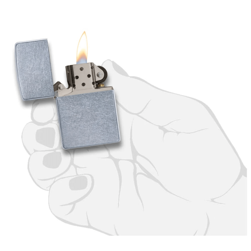 Upaljač Zippo Street Chrome