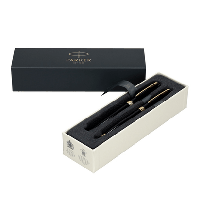 Parker Poklon Set Sonnet Black GT Hemijska Olovka I Nalivpero - Crna