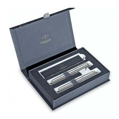 Parker Poklon Set IM Stainless Steel CT Roler I Nalivpero - Siva