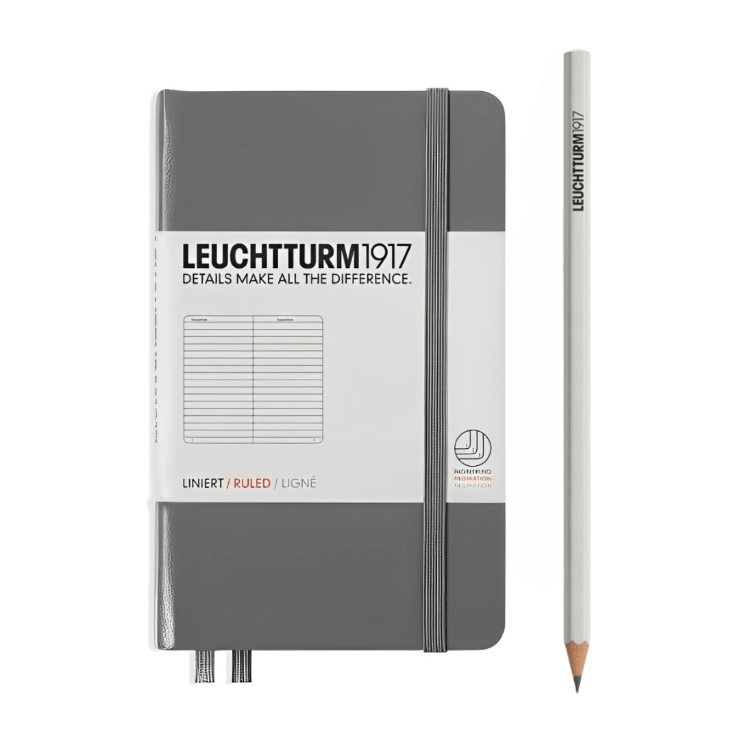 Leuchtturm Notes A6 Tvrdi Povez - Siva