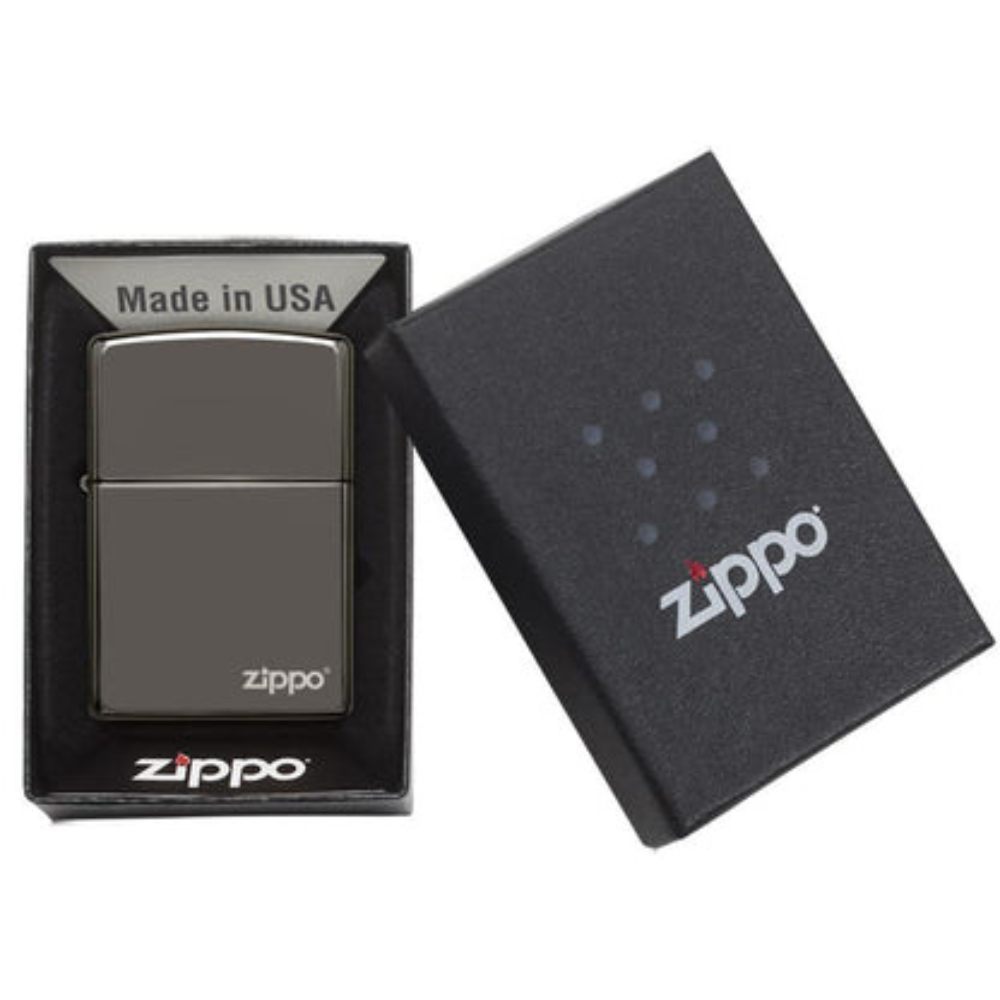 Upaljač Zippo Black Ice Logo