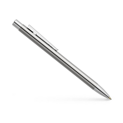 Faber Castell Hemijska Olovka Neo Slim Stainless Steel Shiny - Siva